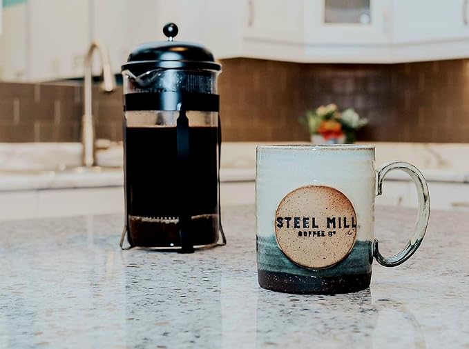 Steel Mill Coffee Co. Chocolate Raspberry Flavored Ground Coffee – 2lb Bag – Medium Roast – 100% Arabica Beans – Vegan Gluten-Free Sugar-Free – Colombian Origin