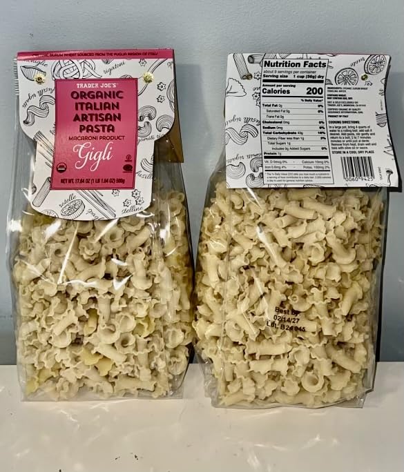 Generic Organic Italian Artisan Gigli Pasta 17.6 Oz Pack of 2