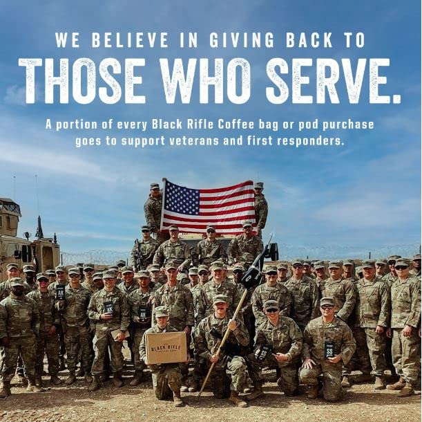 Black Rifle Coffee Company Single Serve Coffee Pods Freedom Fuel Dark Roast Coffee Pods 88 Count