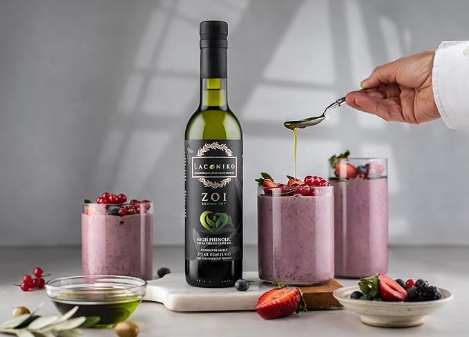 Laconiko ZOI Ultra High Phenolic Extra Virgin Olive Oil | NEW September 2025 Harvest! | 1397 MG/KG Polyphenols | Rich in OLEOCANTHAL 1000 MG/KG | LIMITED QUANTITY | GOLD MEDAL 2026 NYIOOC | 12.68 OZ (