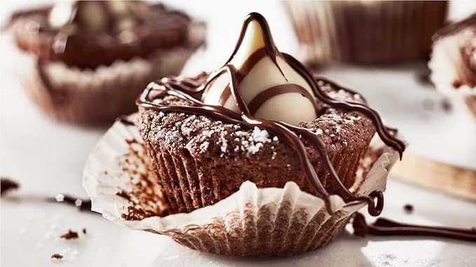 Yummy Chew Hershey Hugs Bulk Candy - 2lb of Individually Wrapped Hershey Hugs White Chocolate Candy - Hershey Kisses Hugs Candy - 2 Pound Bulk Hugs Kisses Candy Full Size