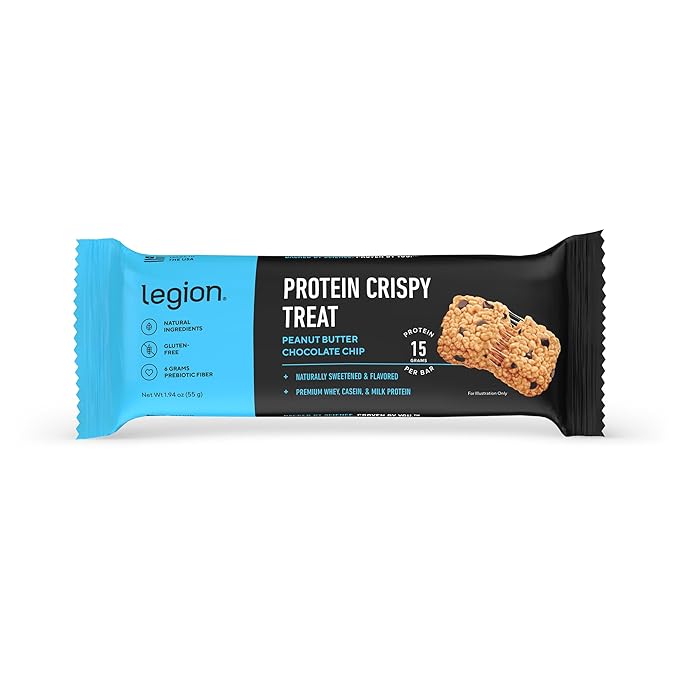 Legion Protein Rice Crispy (Peanut Butter Chocolate Chip)