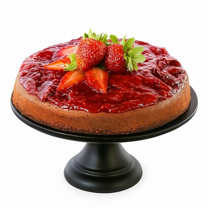 ANDY ANAND CHOCOLATIER Luxurious 9 Chocolate Strawberry Cheesecake With Real Truffles Delicious Unique Flavor Traditional Recipe Handcrafted For Supreme Creaminess Ideal Gift for Women Men and Ki