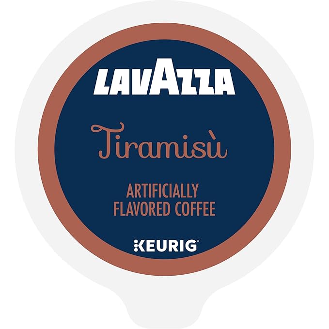 Lavazza Keurig® K-Cup® Flavor Variety Pack Light-Medium Roast (30 Pods: 10 Tiramisu 10 Vanilla Affogato 10 Caramel Biscotti)