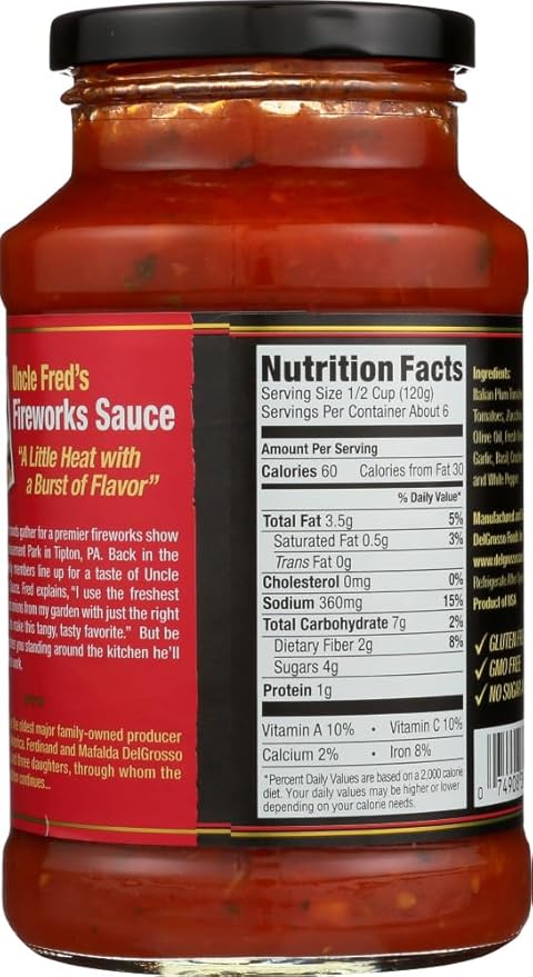 La Famiglia Delgrosso Sauce Pasta Fireworks