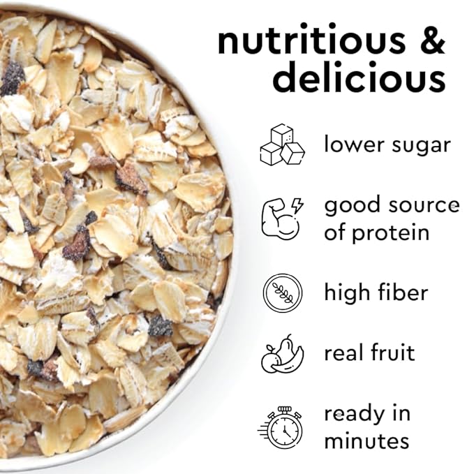 Mylk Labs Blueberry Maple Protein Oatmeal Cups Whole Grain Low Sugar High Fiber Breakfast with Superfoods Quick &amp Easy On the Go Instant Oatmeal Rolled Oats Gluten Free Vegan Nut Free 1