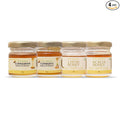 Shiva Organic Honey Tasters - For Skin Pack | 4 Flavors x 50g Each | Total 200g | Nourish Your Skin with Pure and Natural Honey
