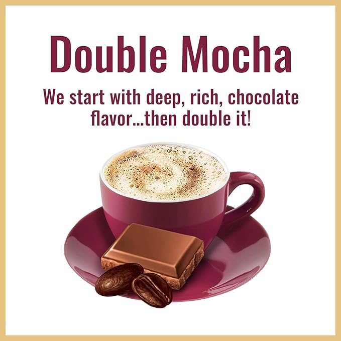 Hills Bros. Instant Cappucinno Double Mocha 16 OZ (Pack of 12)