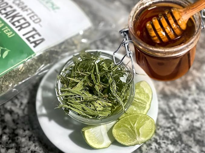 HerbaZest Stonebreaker Tea –10oz – (Chanca Piedra Tea) – Amazon-Sourced Wild-Crafted Loose Leaves &amp Stems with a Naturally Mild Flavor