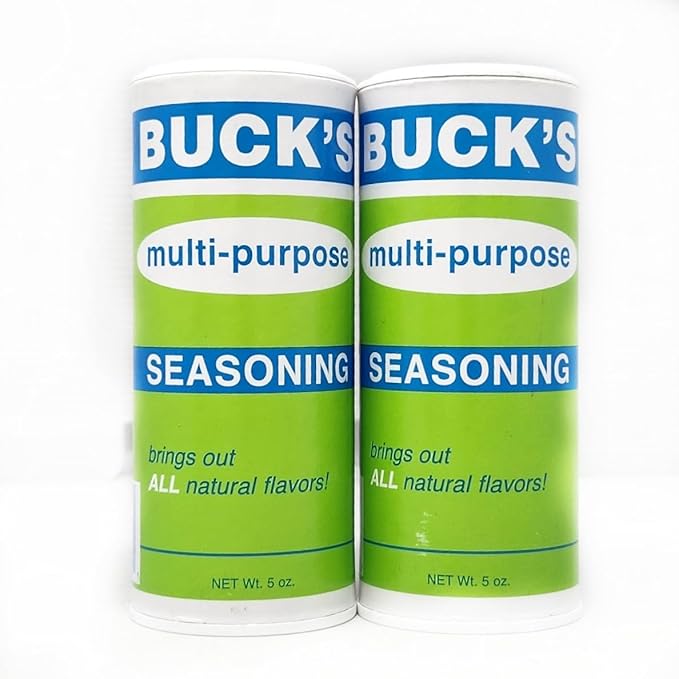 2 Pack Barbecue Seasoning 5oz Shakers Buck's Spices Bring out all Natural Flavors (5oz All Multi-Purpose)