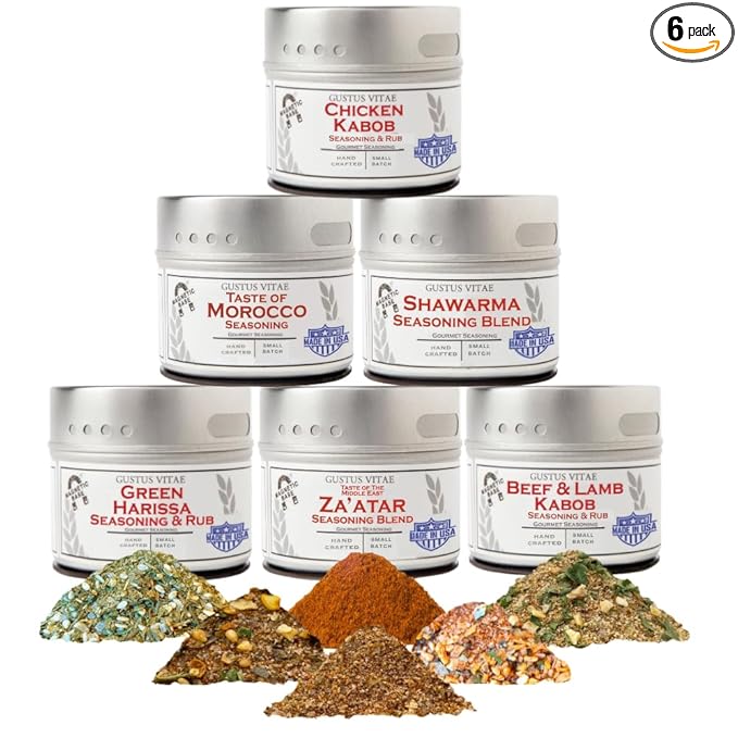 Midwestern Classic Seasonings Collection | Authentic Small Batch | Wings Bugers BBQ Air Fryer Snacks Dips Homemade Home Cooking | 6 Gourmet All Natural Spice Blends | Hand Packed Small Batch |