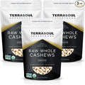 Terrasoul Superfoods Organic Raw Cashews 6 Lbs (Pack of 3) Premium Quality for Snacking Baking and Culinary Creations