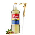 Torani Pistachio Coffee Syrup 1 Liter Bottle with Pump Dispenser – Flavored Syrup with Pure Cane Sugar &amp Natural Pistachio Essence – Perfect for Lattes Desserts &amp Cocktails