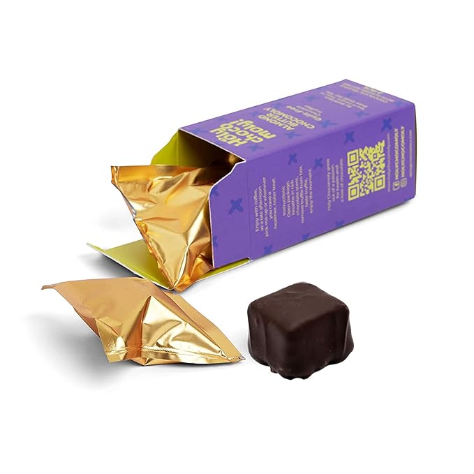 Almond Butter Chocolate Truffles | Low in Refined Sugar Made With Dates and Real Nut Butters | Healthy On-the-go Snack | 4 Truffles/Box 16 Truffles