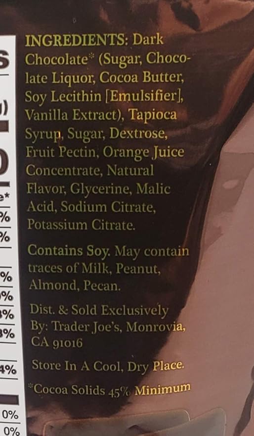 Trader Joe's Dark Chocolate Orange Sticks 10 oz (Pack of 3)