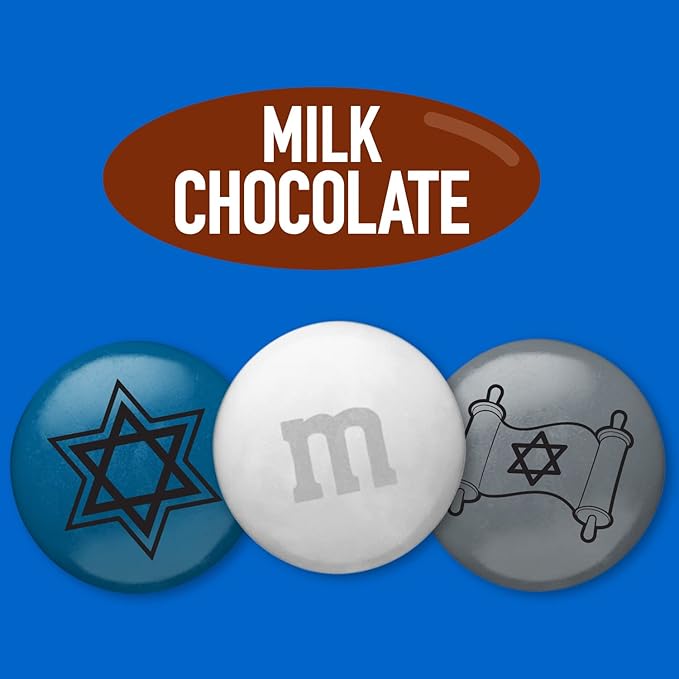 M&ampM’S WORLD Pre-Designed Milk Chocolate Candy - 2lbs of Bulk Candy in Resealable Pack for the Party Sweet Stuff for DIY Commemorative Gift or Party Favors