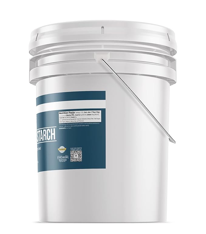 Earthborn Elements Corn Starch (5 Gallon) Thickener For Sauces Soup &amp Gravy