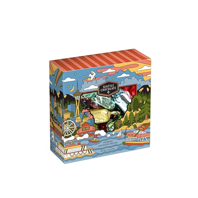 Maeve Chocolate Sounds of Seattle Bonbon Box (6oz)