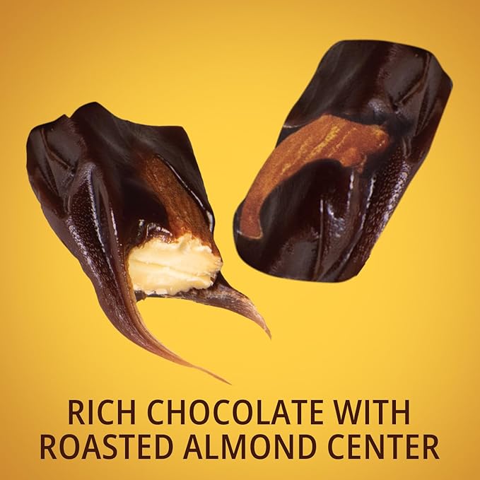 Almond Chocolate Kisses 7oz 2 Pack of Chocolate Ideal for Satisfying your Sweet Cravings Sharing with Family and Friends Perfect Chocolates for Gifting on Special Occasions