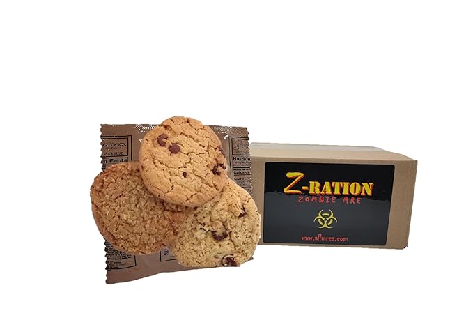 Z-Ration ALL MREs 12 pack MRE Desserts Fresh &amp Fast! (Cookies: Variety Pack)