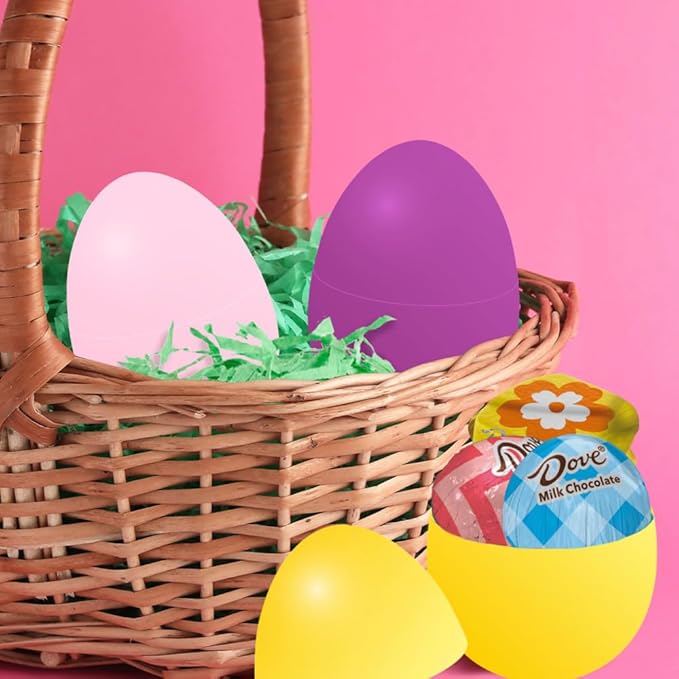 DOVE PROMISES Mixed Stand-up Pouch Easter Candy Individually Wrapped Chocolate Easter Basket Stuffers Milk Dark and Caramel &amp Milk Chocolate Pack 22.6-ounce bag