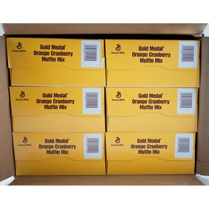 Gold Medal Orange Cranberry Muffin Mix 5 Lb Box (Pack of 6)