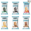 JiMMY! Protein Bar 12 Count - High Performance Energy Bar with Caffeine and Turmeric Low Sugar 25g of Protein High Protein | Variety Pack 12ct