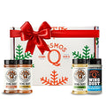 Kosmos Q Ultimate Chicken Wing Box Includes Buffalo Honey BBQ Garlic Parmesan and Salt &amp Vinegar Seasoning Gift Set for Chicken Popcorn Fries &amp More Gifts for Men