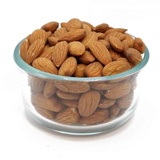 C.J. Dannemiller RAW Almonds Whole Bulk 50 LB Box Small Red 28/30 Almonds Perfect Baking and Cooking