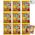 Beatcraft™ Baby Star Ramen Fried Noodle Snack + Japanese Toy Happy Set (9 Packs Yakisoba Sauce Flavor Regular Size)