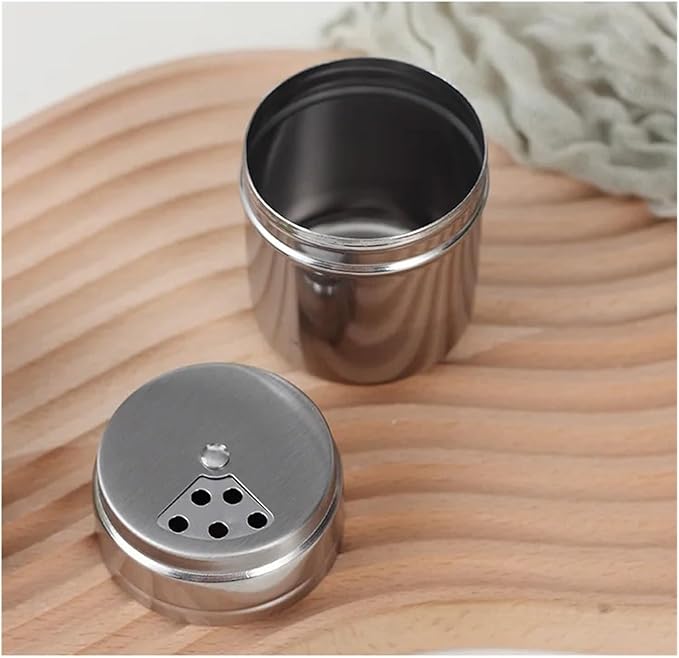 Stainless Steel Barbecue Sprinkling Bottle - Rotating Seasoning Tank for Perfect Spicing and Flavoring(Regular-M)