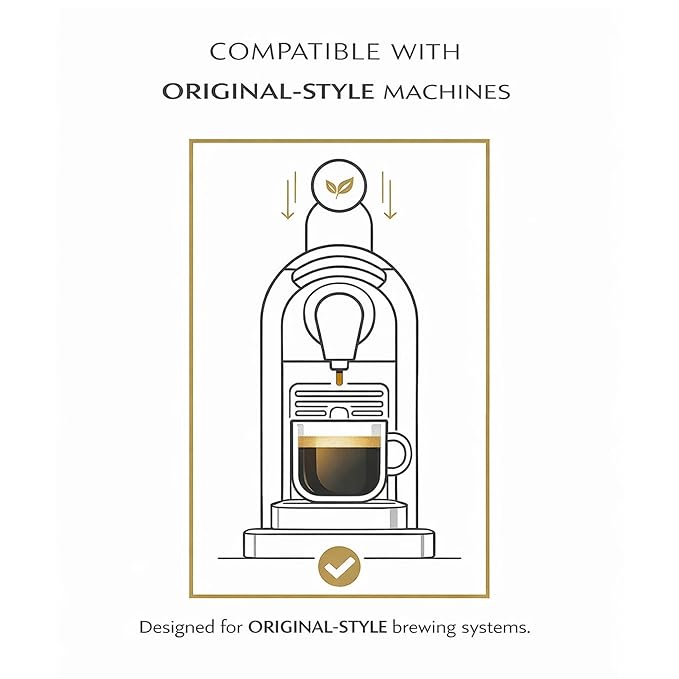 Variety Tea Capsules Sampler for Original-Style Machines 12 Count | 6 Assorted Tea Flavors | Earl Grey Hibiscus Peach Chamomile Citrus &amp More