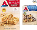 Atkins Peanut Butter Granola Protein Meal Bar High Fiber 16g Protein 1g Sugar 4g &amp Caramel Chocolate Nut Roll Snack Bar Protein Snack High in Fiber 2g Sugar 16 Count