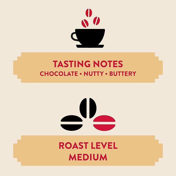 New Mexico Piñon Whole Bean Coffee Medium Roast 100% Brazilian Arabica Piñon Fudge - Naturally Chocolate Nutty &amp Smooth Flavored Coffee Beans - 2 Lb Bag