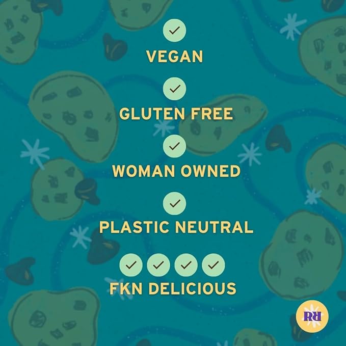 Raw Rev Vegan Protein Bars- Chocolate Chip Cookie Dough 12 bars Non-GMO Plastic-Neutral Nothing Artificial Glo Formula Gluten-Free Keto-Friendly Paleo Kosher No Sugar Alcohols No Stevia.