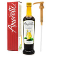Amoretti - Green Tea Lemonade Beverage Infusion 94 Servings Per Bottle (750 ml) - Drink Mix &amp Water Enhancer with Pump for Flavoring Cocktails Waters Teas and other Beverages Preservative Fre