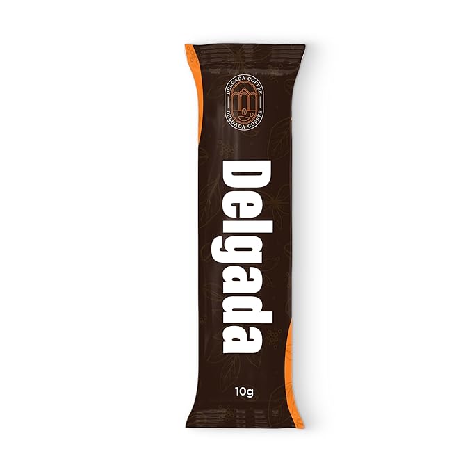 Delgada Instant Coffee - Premium Ganoderma Rich Bold Taste - Healthy Mushroom Insant Coffee 25 Sachets