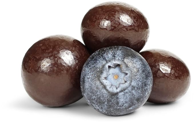 Gourmet Dark Chocolate Blueberries by It’s Delish 3 LBS Bulk | Dark Chocolate Covered Fruit with Real Dried Blueberries | Kosher and Vegan Snack