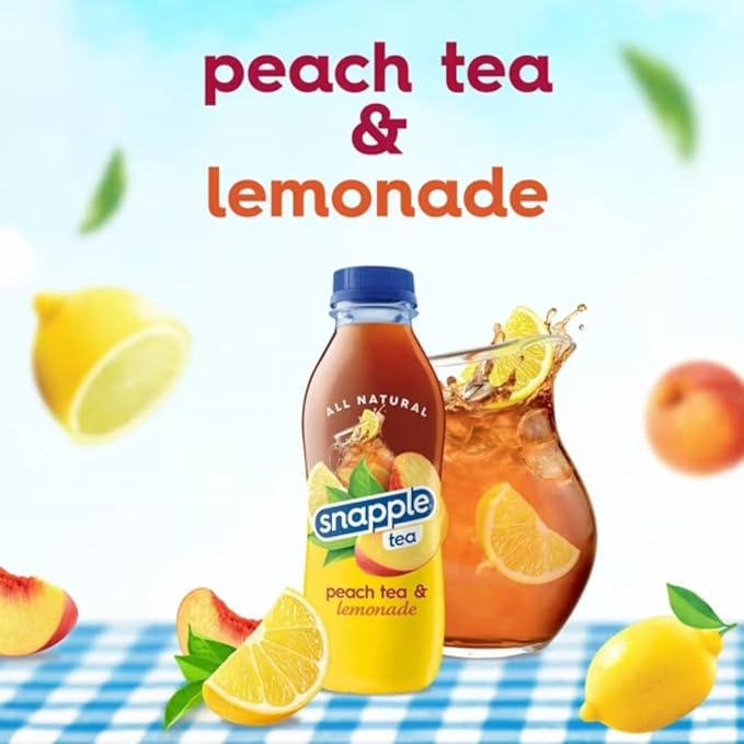 Snapple Tea Variety Pack 6 Assorted Flavors – Ready-to-Drink Iced Tea – 16 fl oz Bottles – 12 Pack