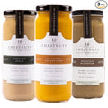 18 Chestnuts Plant Based Soup - Holiday Bundle Box: Butternut Squash Pear Chestnut Maple Mountain Mushroom Soup Bundle Plant Based &amp Gluten Free - 3 Jars