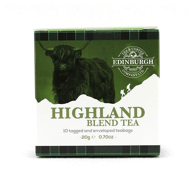 Edinburgh Tea &amp Coffee Company The Scottish Collection 4-Flavor Variety Pack 40-Count Tea Sachets