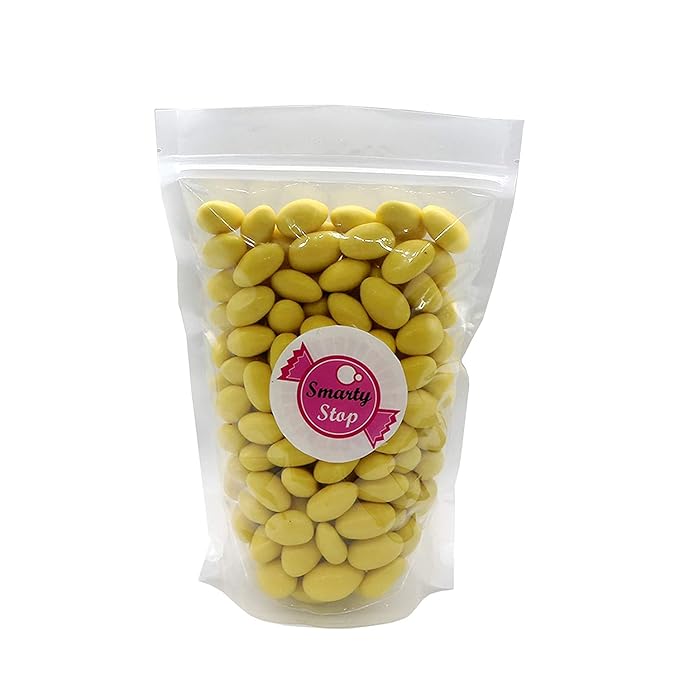 Smarty Stop Chocolate Almonds (Lemon Cream Chocolate Almond (Lemoncello) 1 Pound (Pack of 1))