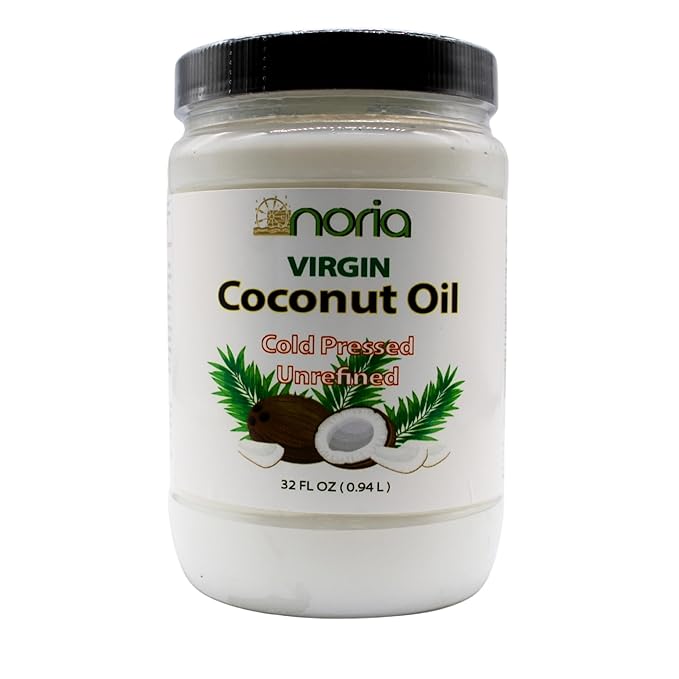 Noria Cold Pressed and Unrefined Virgin Coconut Oil 32 Fl Oz (1)