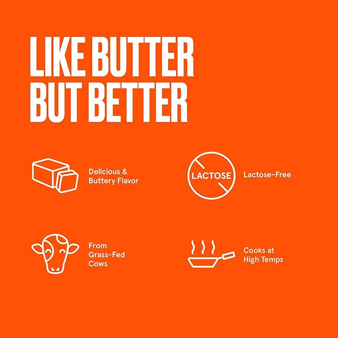 Grass Fed Ghee 13.5 Oz Bulletproof 100% Grass Fed Pasture Raised Clarified Butter Fat Keto Paleo Lactose Free Casein Free Non-GMO