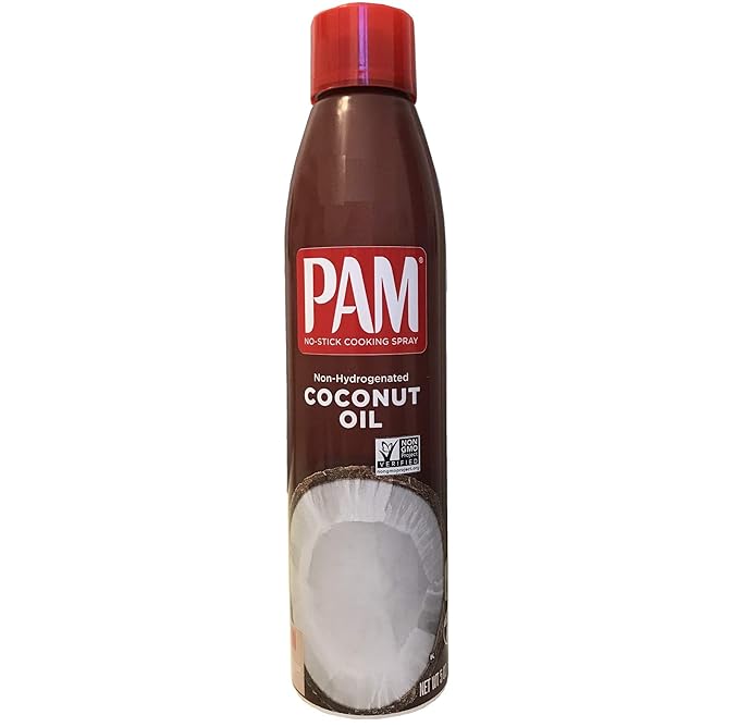 Pam Cold Pressed Organic Extra Virgin Olive Oil and Pam Non-Hydrogenated Coconut Oil Non-Stick Cooking Spray Set