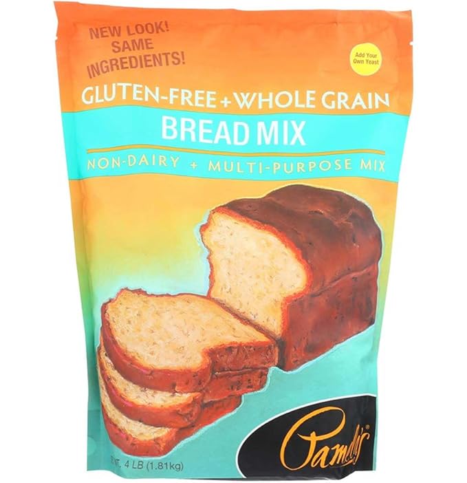 Pamela's Products Amazing Wheat Free &amp Gluten-free Bread Mix 4-Pound Bags (Pack of 3) (Value Bulk Multi-pack)