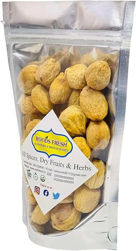 CROW Organic Premium Dried Apricot Dry Fruits Soft and Big Size Khumani (250)