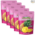 Liberty Orchard Organic Whole Dried Pineapple - Deliciously Sweet Dried Fruit Snack Packed with Fiber &amp Vitamins Vitamins - Healthy Snack Ideal for Smoothies Salads &amp Baking - 5 Pack