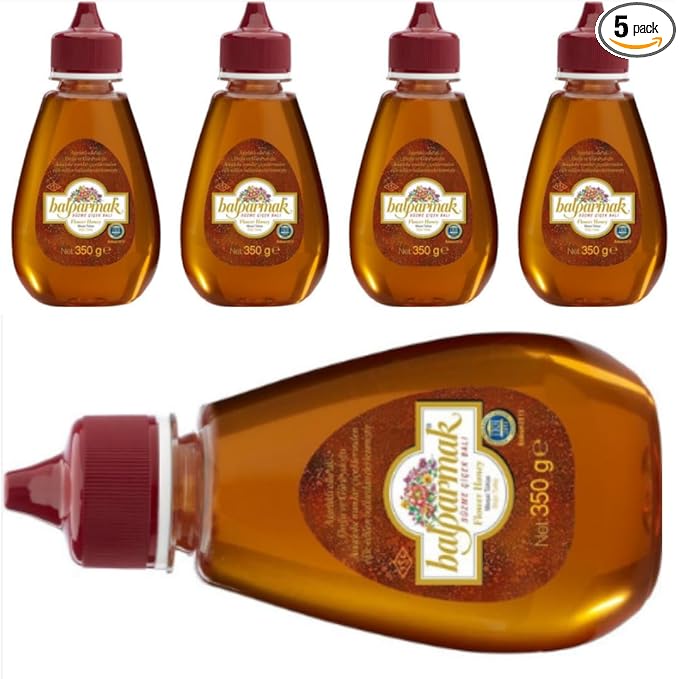 Balparmak Flower Honey 350 Gram [12oz] x 5 Pieces