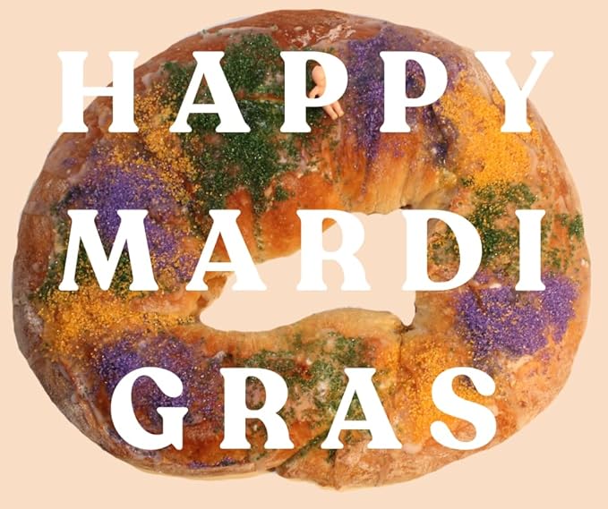 Mam Papaul's Mardi Gras King Cake Mix Kit 28.5 oz - 2 Pack